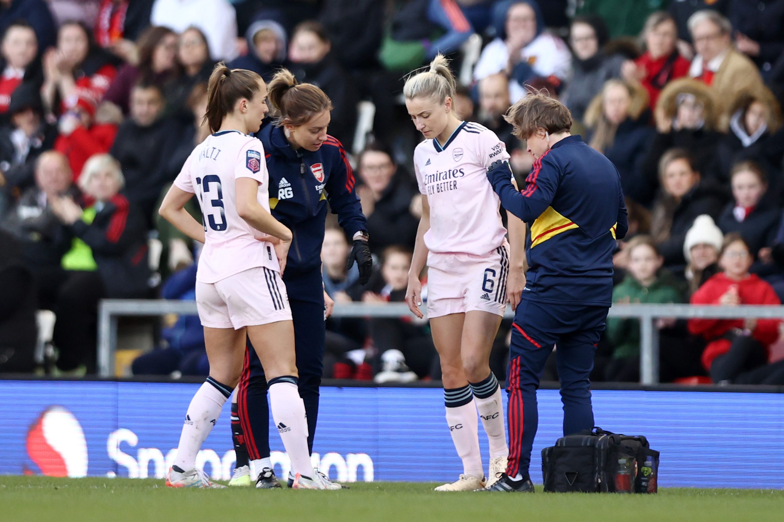 Leah Williamson, defensora del Arsenal y capitana de Inglaterra, se perdió la Copa Mundial Femenina 2023 debido a una lesión